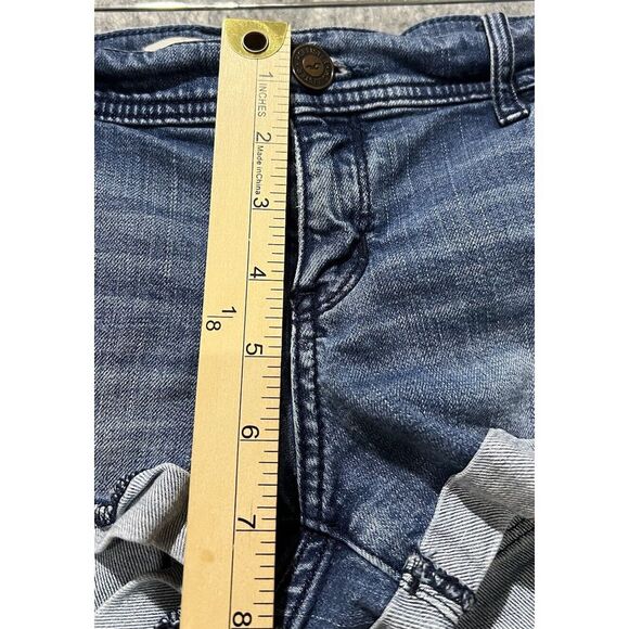 Hollister Distressed Short Shorts Denim Jeans Juniors Womens 7 Waist 28… - Picture 9 of 12